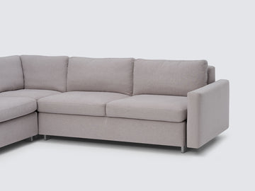Ava Cloud with Stainless Steel Legs - Narrow Arms - Right Hand Facing Loveseat