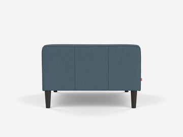 Donna Blue Well with Black Ash Legs - Low Arm Height