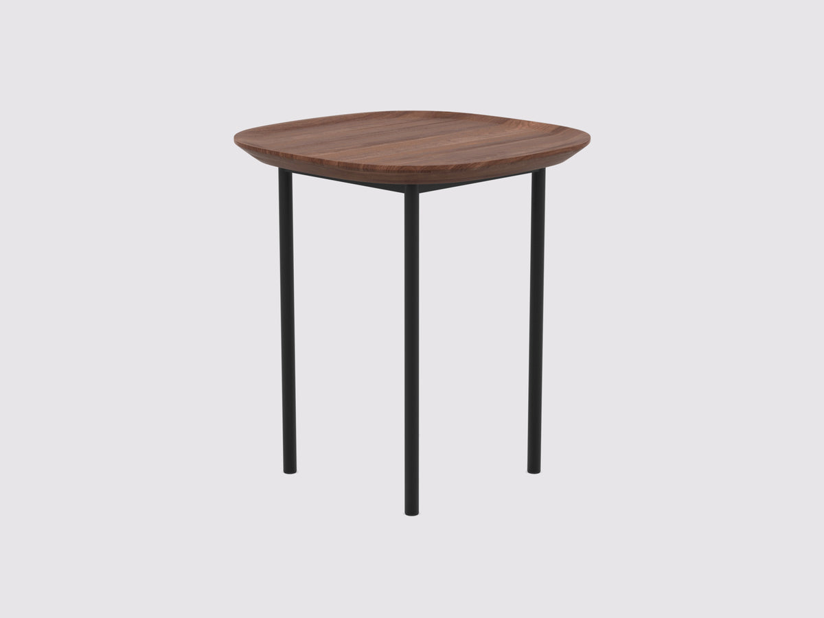 Walnut with a Black base