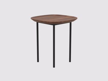 Walnut with a Black base