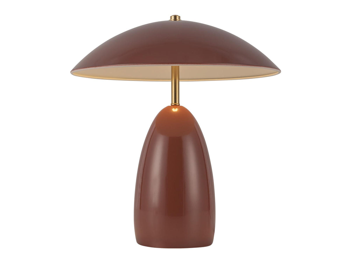 Poppy Table Lamp – Burgundy – view 2