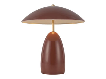 Poppy Table Lamp – Burgundy – view 2