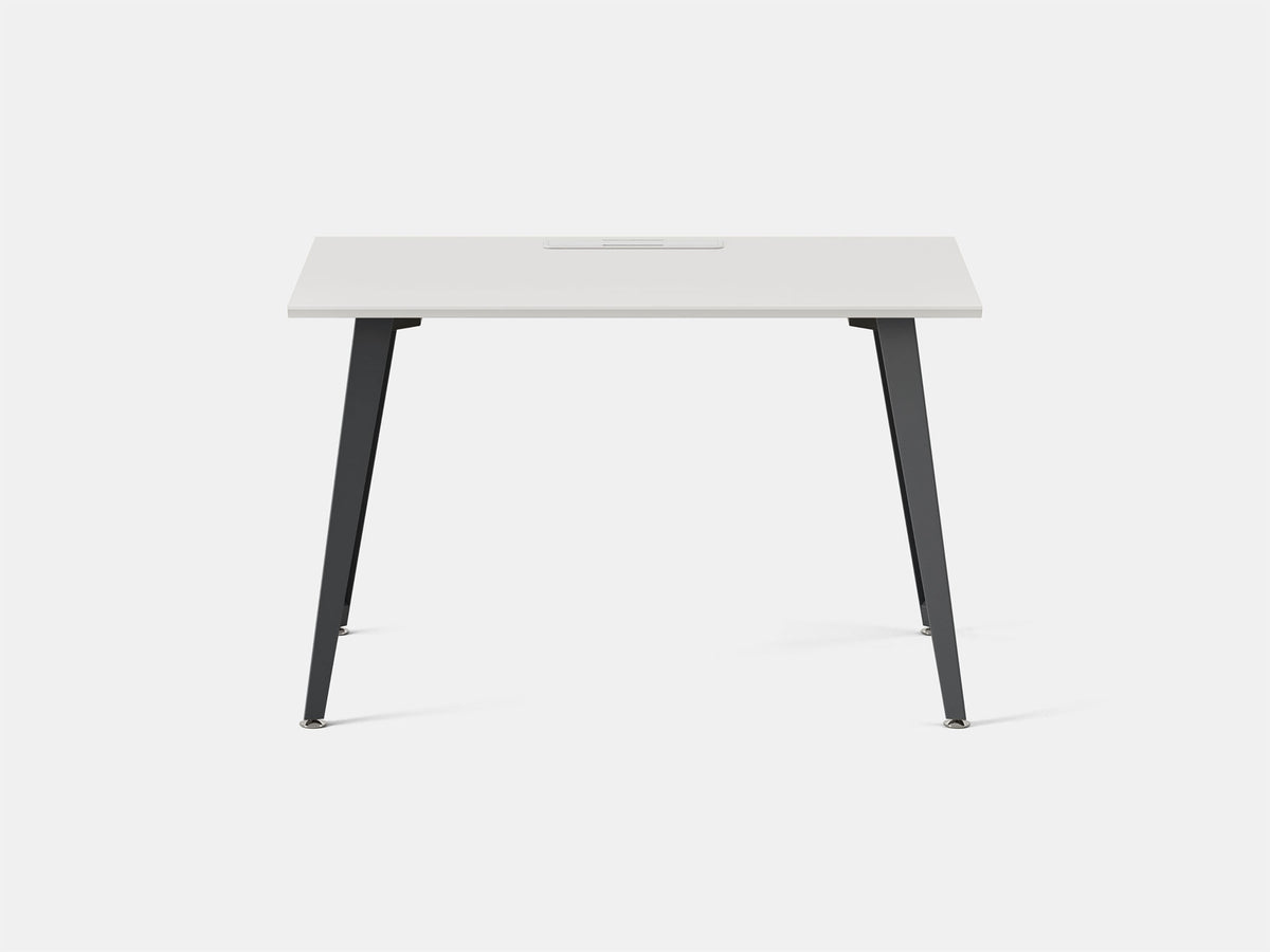 Office Desk – 48" x 24" / Charcoal / White