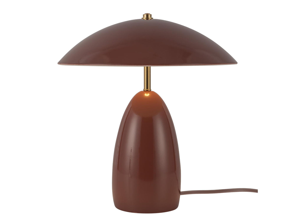 Poppy Table Lamp – Burgundy