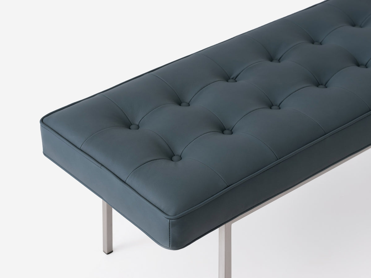 Fino Blue with a Stainless Steel Base