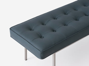 Fino Blue with a Stainless Steel Base