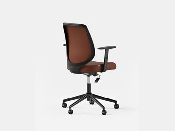 Daily Office Chair – Vegan leather / Mahogany – view 2