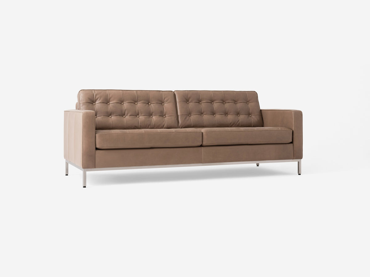86" - Coachella Smoke with Stainless Steels Legs - Regular Arm Height