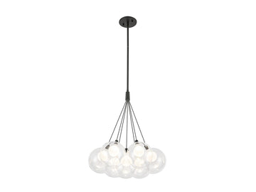 Bolla Chandelier – 17" / Black