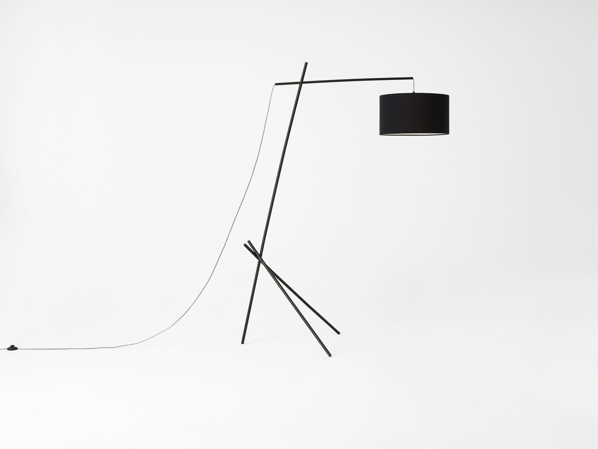 Arvid Floor Lamp – Black Base
