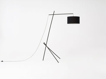 Arvid Floor Lamp – Black Base
