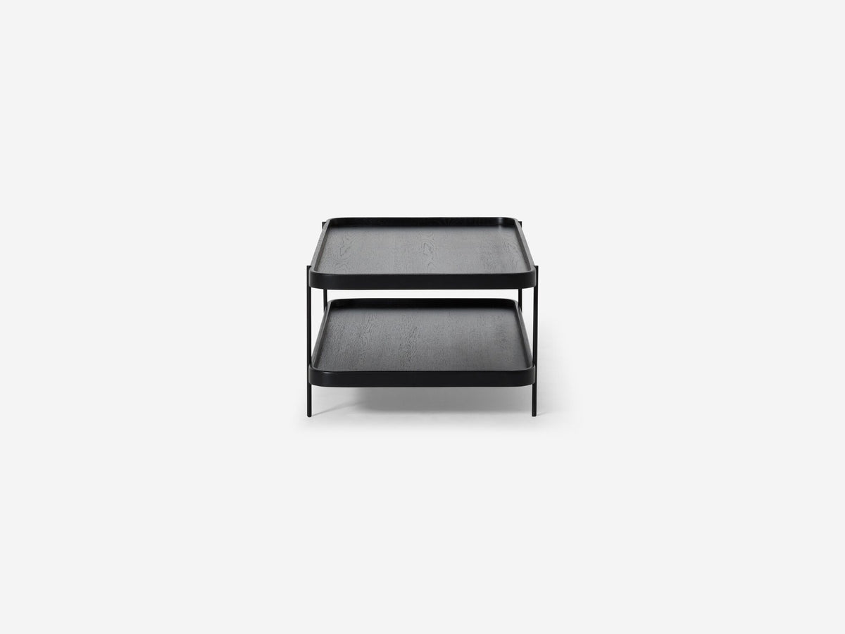 Sage Rectangular Coffee Table – Black Oak – view 3