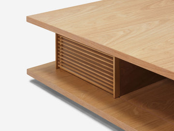 Plank Square Coffee Table – view 4