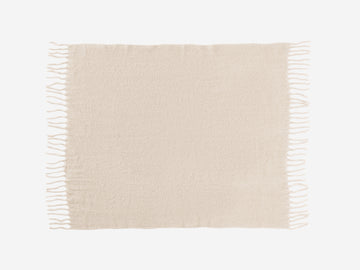 Wooly Throw – Butter – view 2