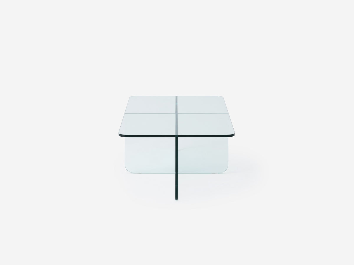 Verre Rectangular Coffee Table – Clear – view 3