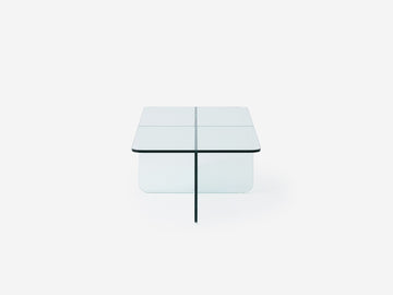 Verre Rectangular Coffee Table – Clear – view 3