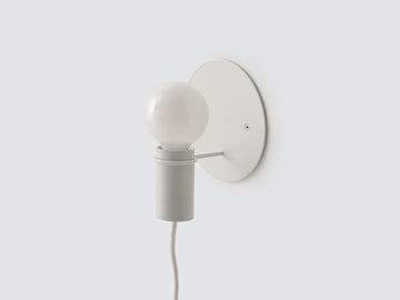 Custom Wall Lamp – White / White Base
