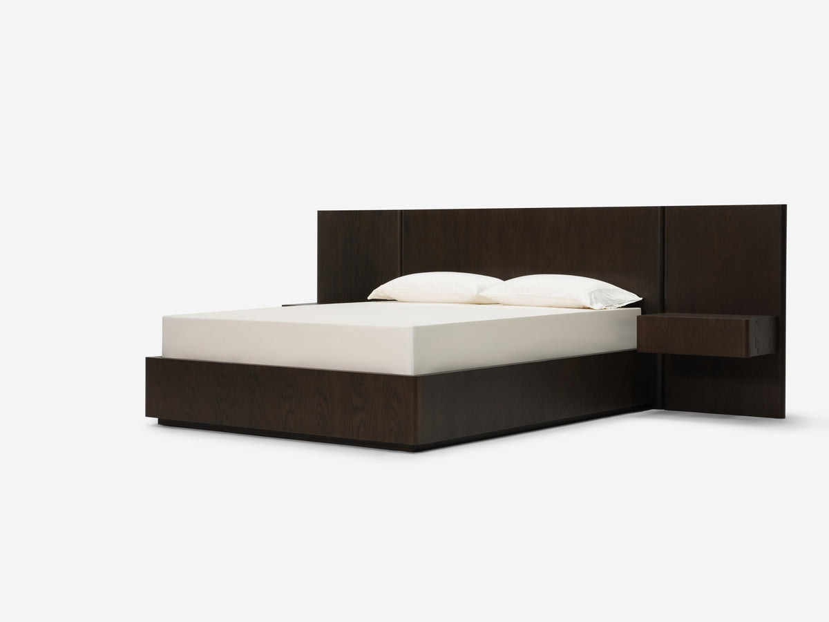 Smoked Oak with Extensions and Nightstands