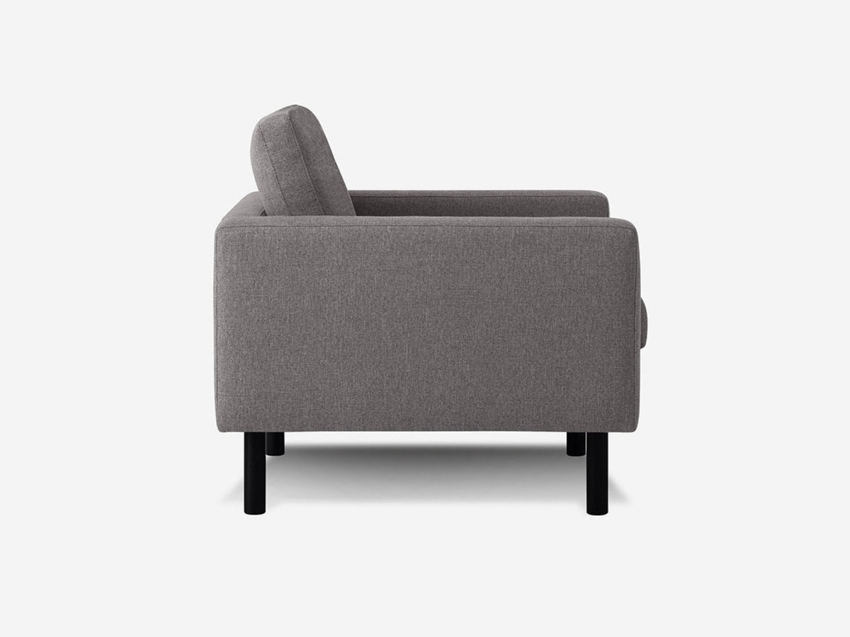Panama Grey with Black Ash legs - Plain Back