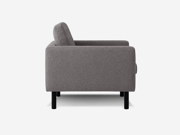 Panama Grey with Black Ash legs - Plain Back