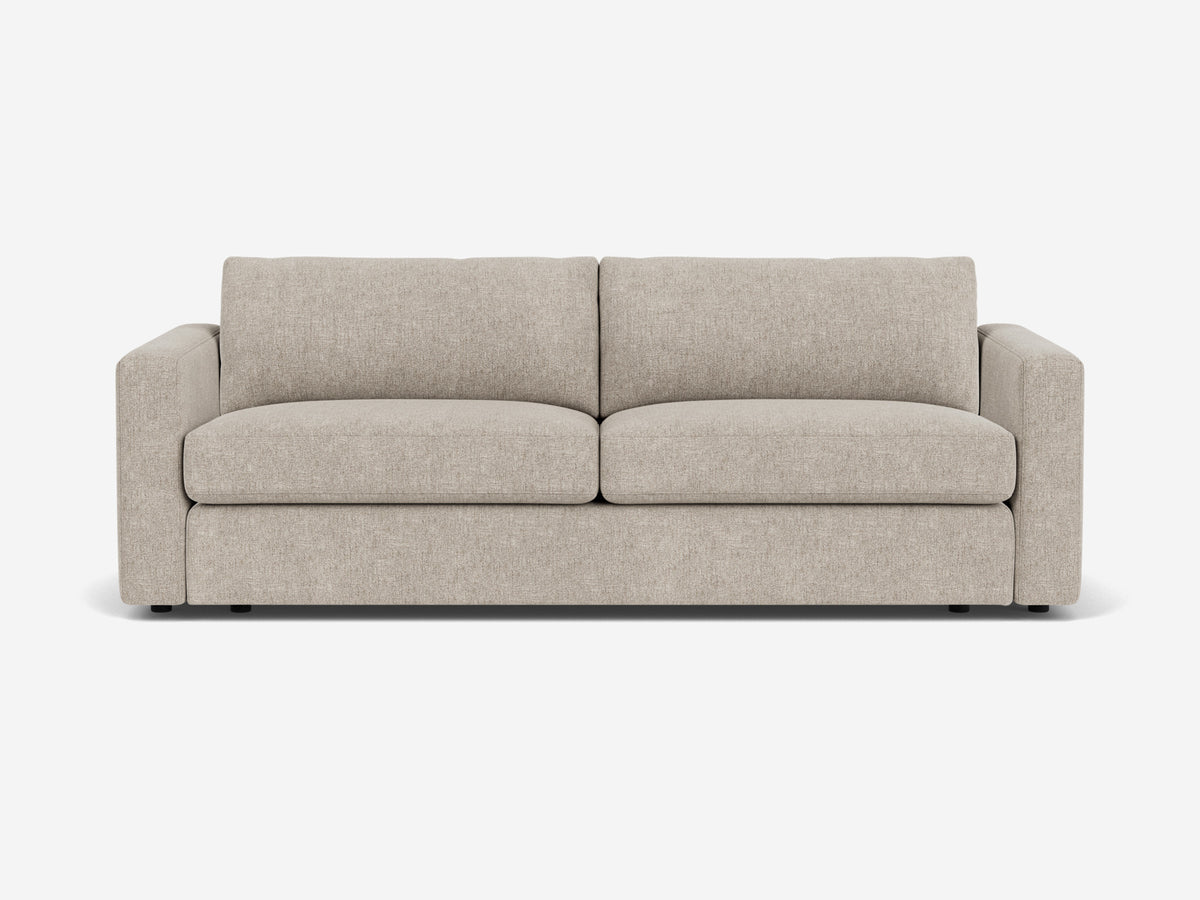 Polo Grey Fabric - Shallow - Narrow Track Arms