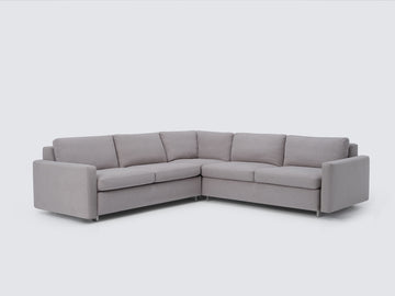 Ava Cloud with Stainless Steel Legs - Narrow Arms - Right Hand Facing Loveseat