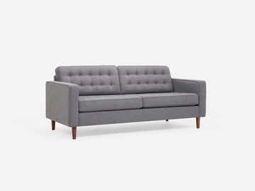 Jet Ash with Walnut Legs - Regular Arm Height