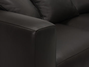 Donna Dark Brown avec pattes Stadium en noir
