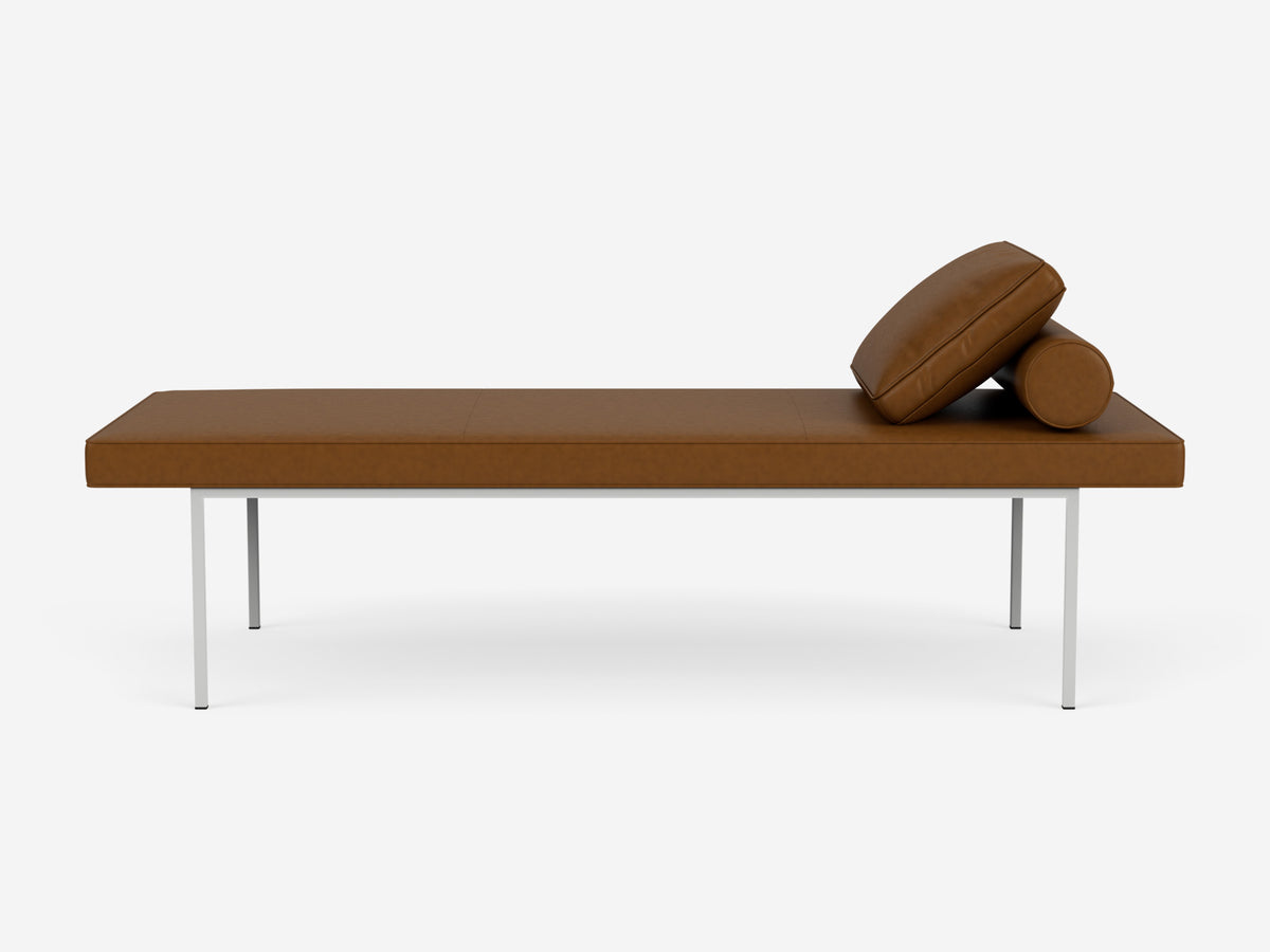 Classic Sahara with a Stainless Steel Base and Optional Square and Bolster Pillows