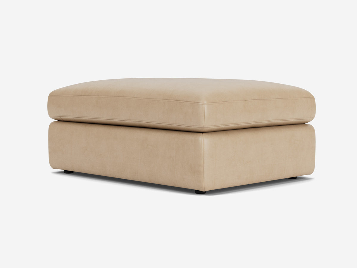 Everyday Storage Ottoman – Deep (42") / Rectangular / Fabric/Leather – view 4
