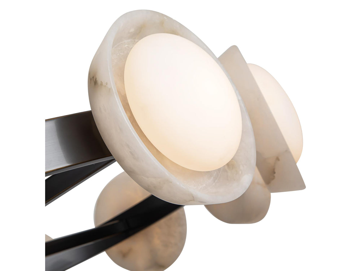 Alonso Chandelier – 50" / Urban Bronze/Alabaster – view 2