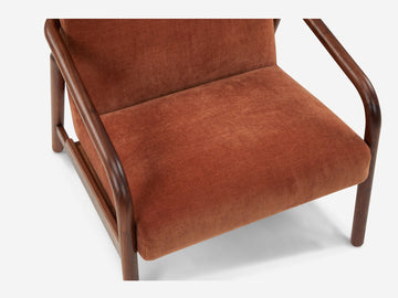 Addie Lounge Chair – Rust – view 5