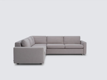 Ava Cloud with Stainless Steel Legs - Narrow Arms - Left Hand Facing Loveseat