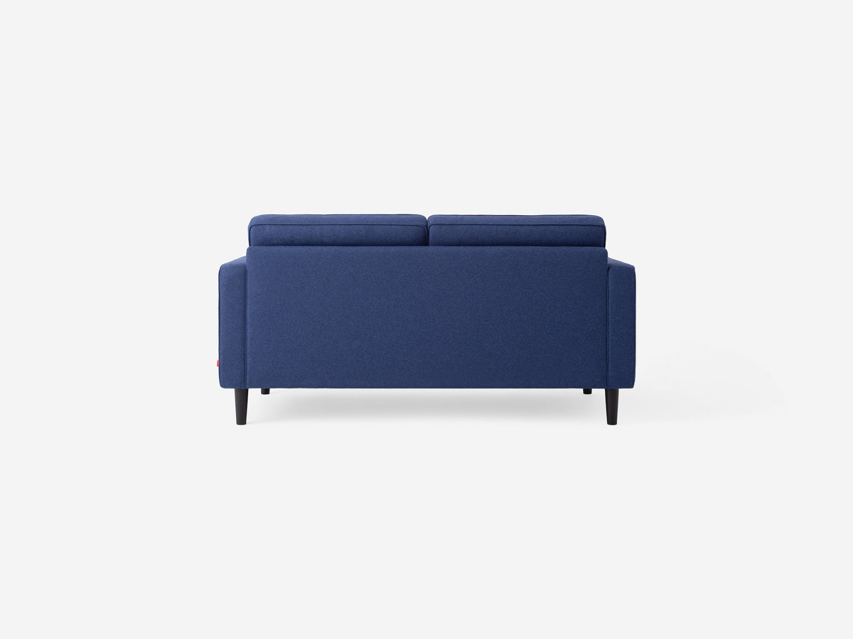 Lana Dark Blue with Black Ash Legs - Regular Height Arms