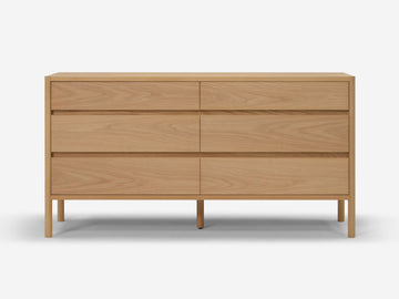 Monarch Double Dresser – Oak