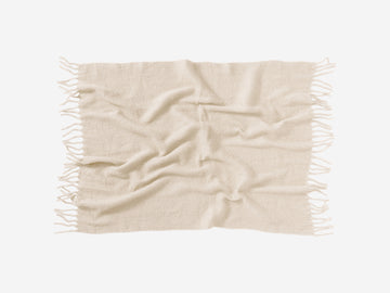 Wooly Throw – Butter – view 3
