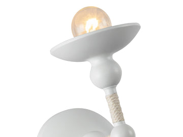 Nadine Wall Light – Matte White/Cotton – view 3