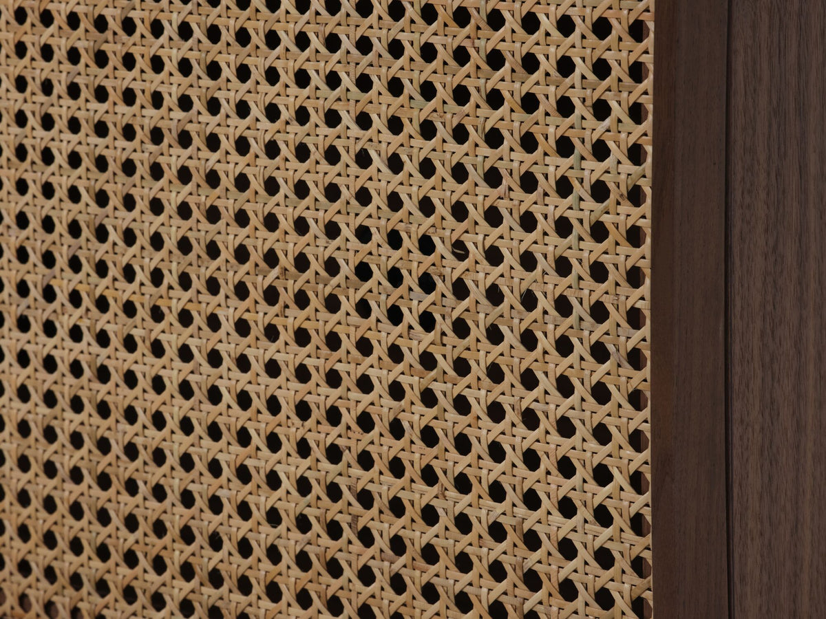 Walnut with Natural Cane