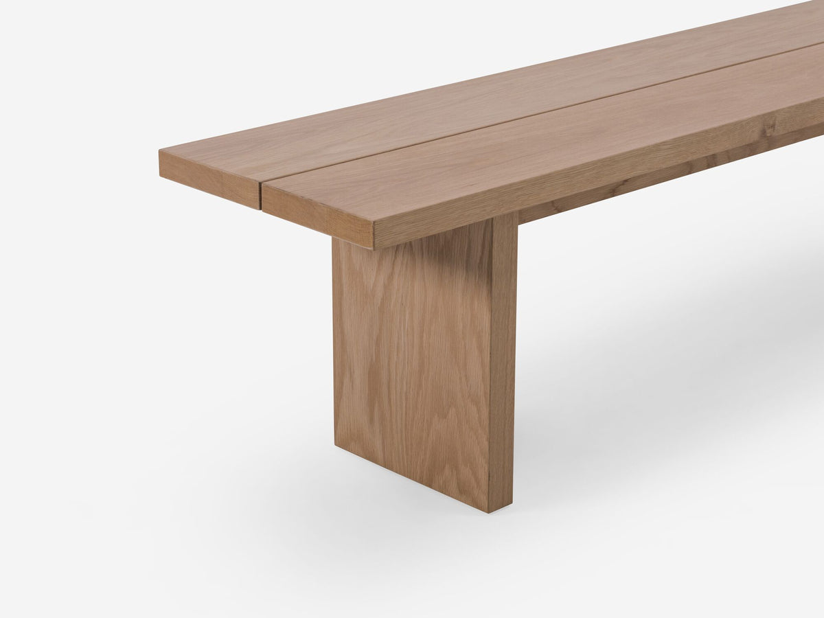 Homework Bench – Oak – view 4