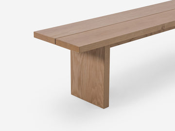 Homework Bench – Oak – view 4