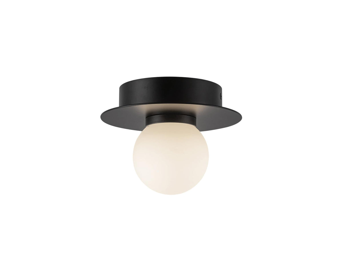 Elixir Flush Mount Light – 6" / Black