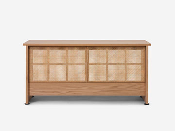 Oak - Natural Cane Screen