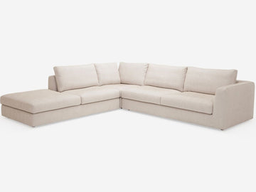 Coda Beach - Left Hand Facing Backless Chaise - 1.5" Legs
