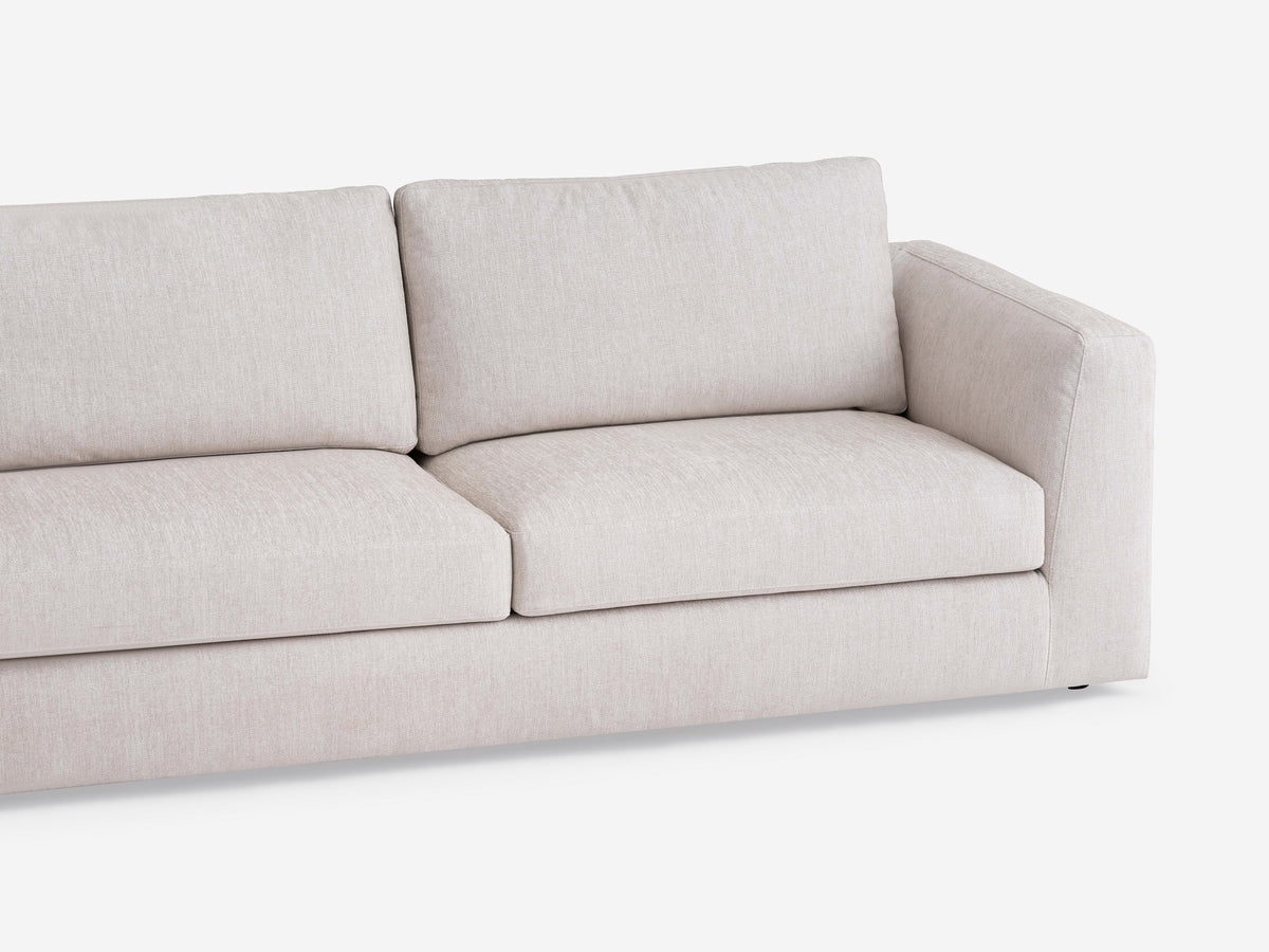 Coda Beach - Left Hand Facing Full-Arm Chaise - 1.5" Legs