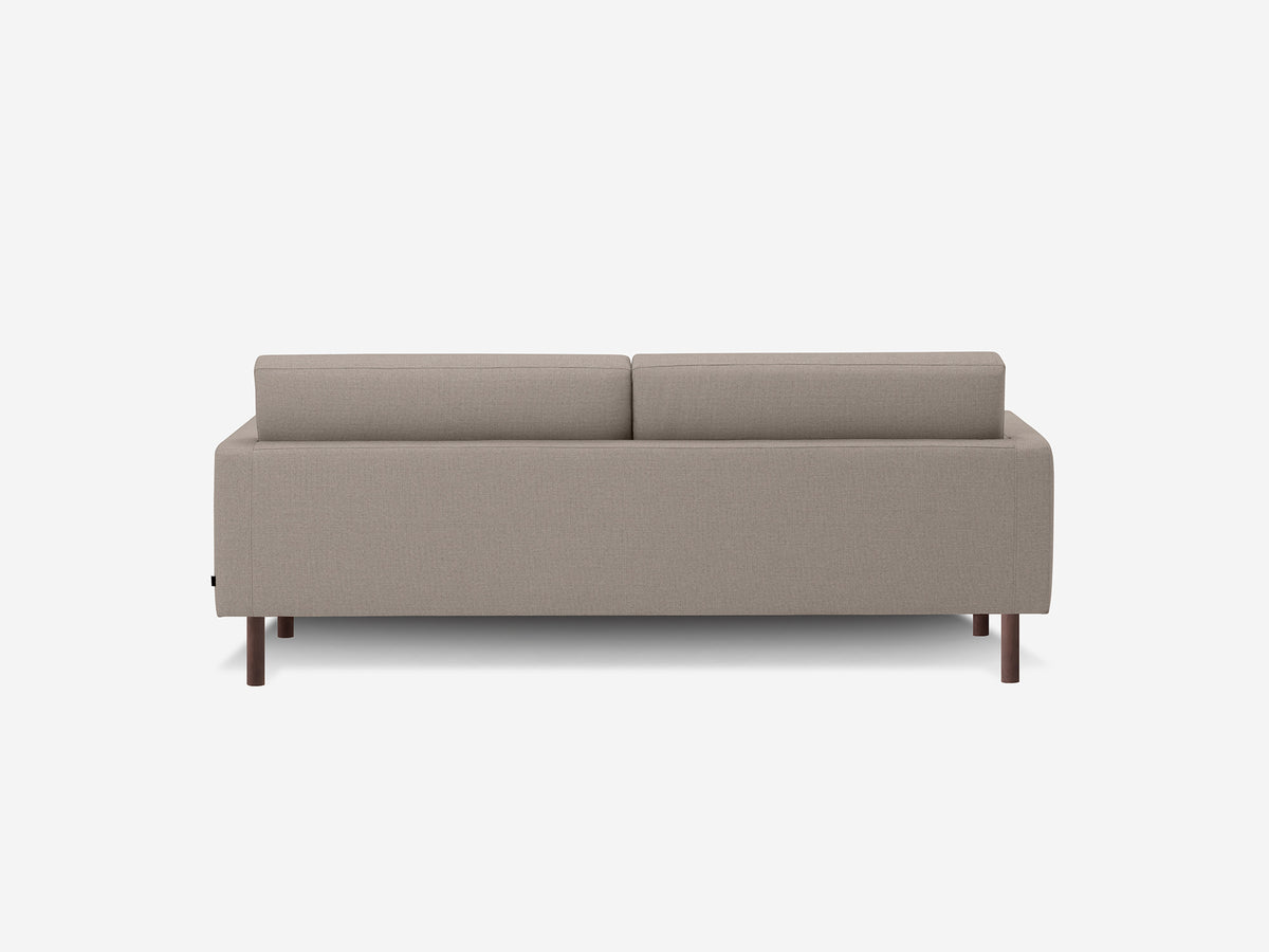 Panama Natural with Walnut legs - Plain Back - 84"