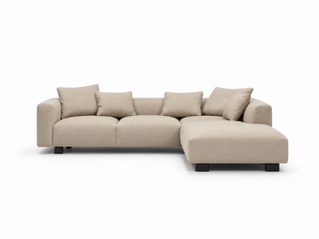 Bonne 2-Piece Sectional Sofa with Backless Chaise