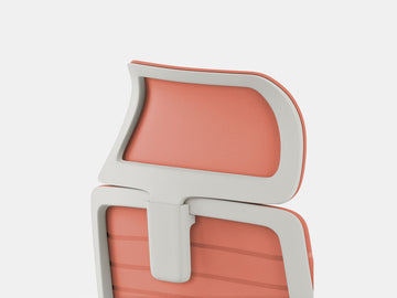 Ergonomic Headrest – Poppy (White)