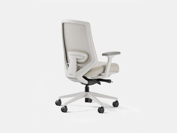 Ergonomic Pro Office Chair – Vegan Leather / Limestone – view 2