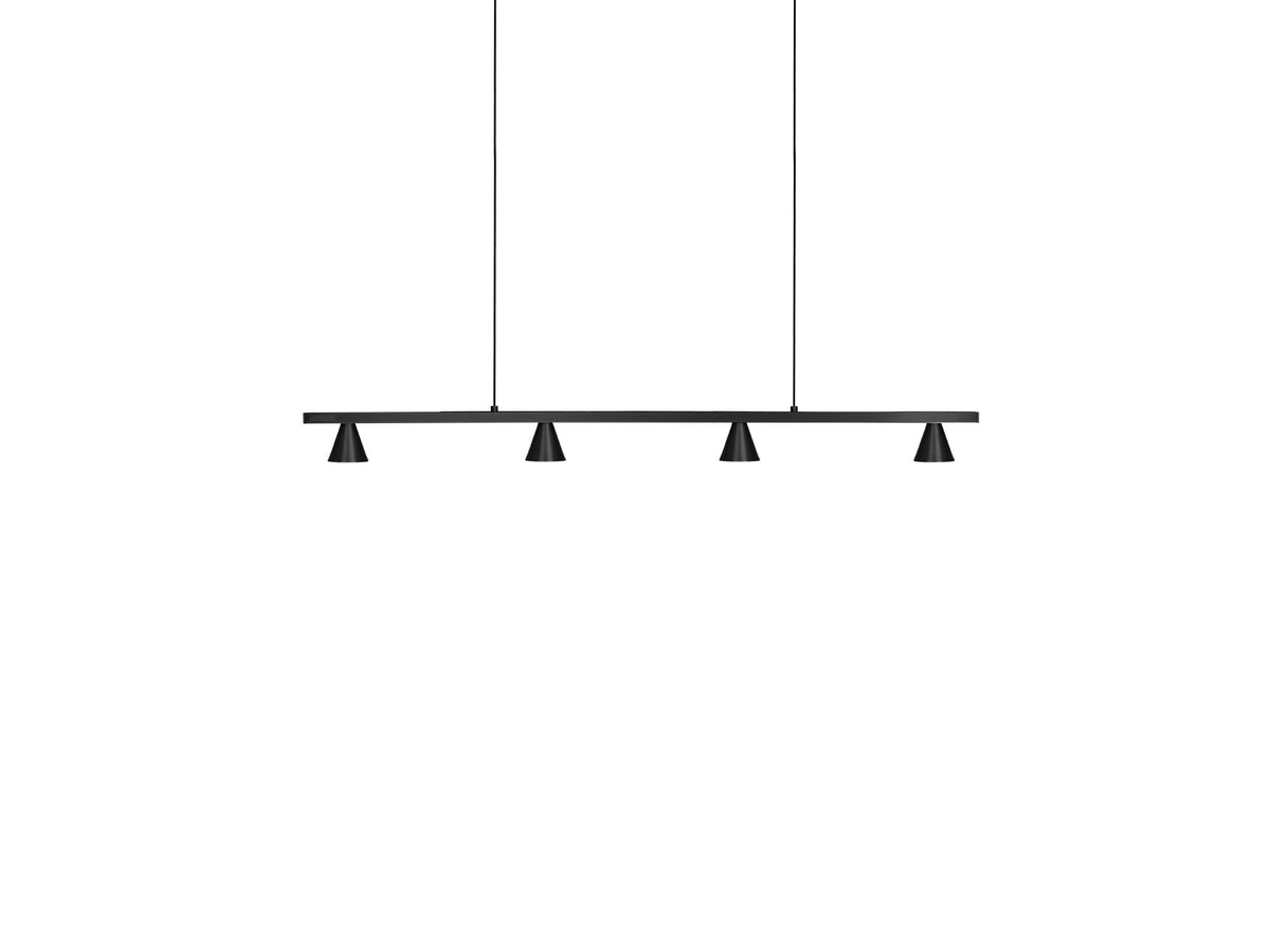 Dune Linear Pendant – 37" / Black