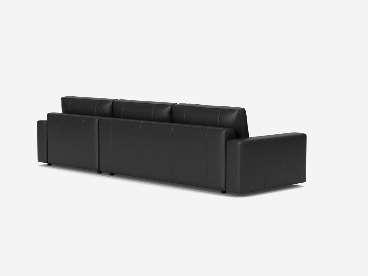 Donna Ink - Right Hand Facing Chaise - Straight Arms - 1.5" Legs